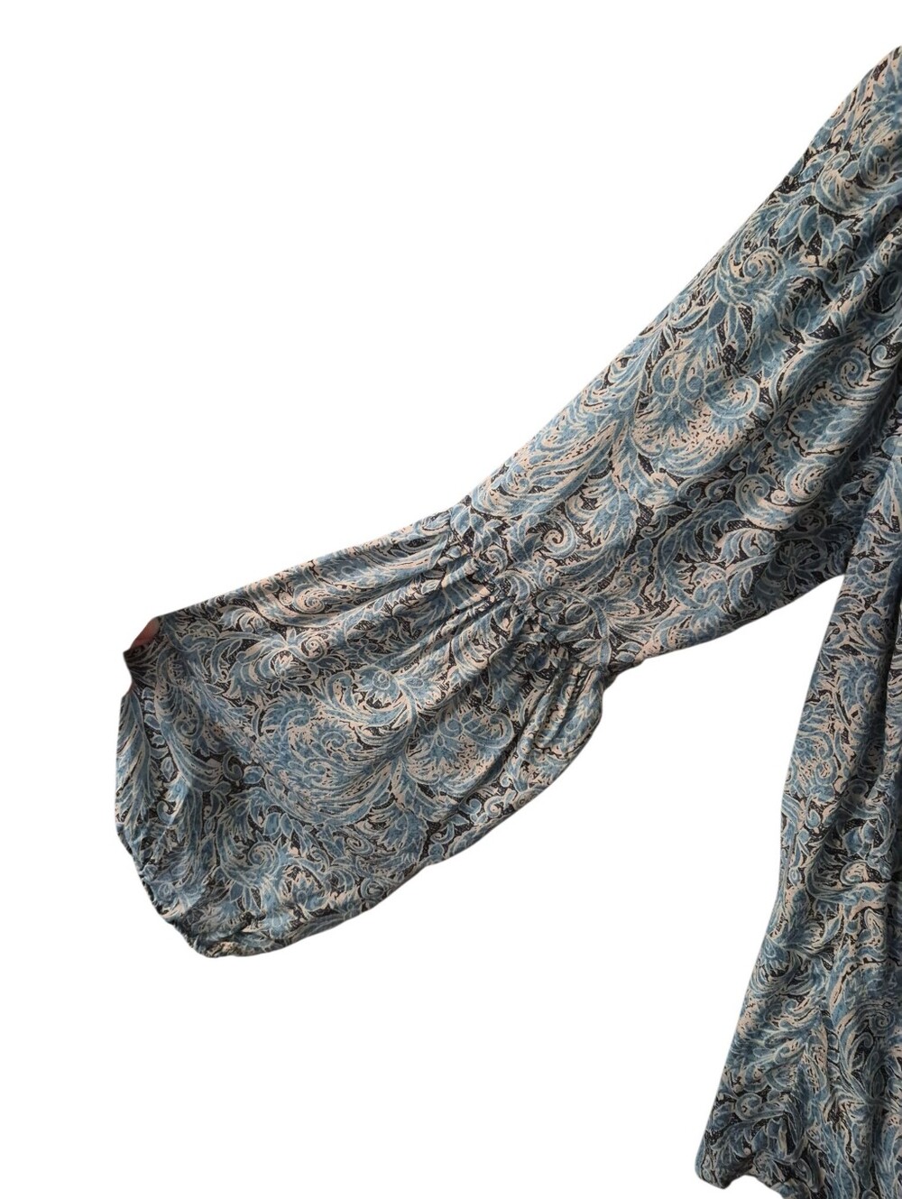 Haute Hippie Tribe Avery Paisley Peasant blouse - M. S58 - Picture 4 of 10
